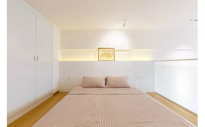 Căn hộ 52m&sup2; ấn tượng với c&aacute;ch bố tr&iacute; nội thất giật cấp - Ảnh 9.