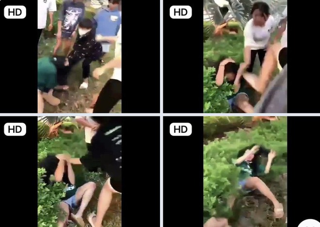 C&ocirc;ng an l&agrave;m việc với phụ huynh nh&oacute;m đ&aacute;nh hội đồng nữ sinh - Ảnh 1.