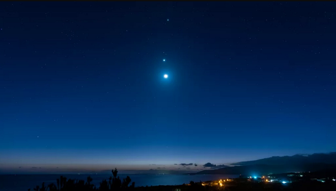 Hiện tượng thiên văn hiếm gặp trong ngày 28/3: Mặt trăng cùng 5 hành tinh xếp thẳng hàng diễu hành trên bầu trời - Ảnh 2.