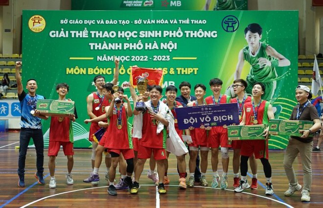 Vinschool giành cú hat-trick danh hiệu tại Giải bóng rổ học sinh Hà Nội - Ảnh 1.