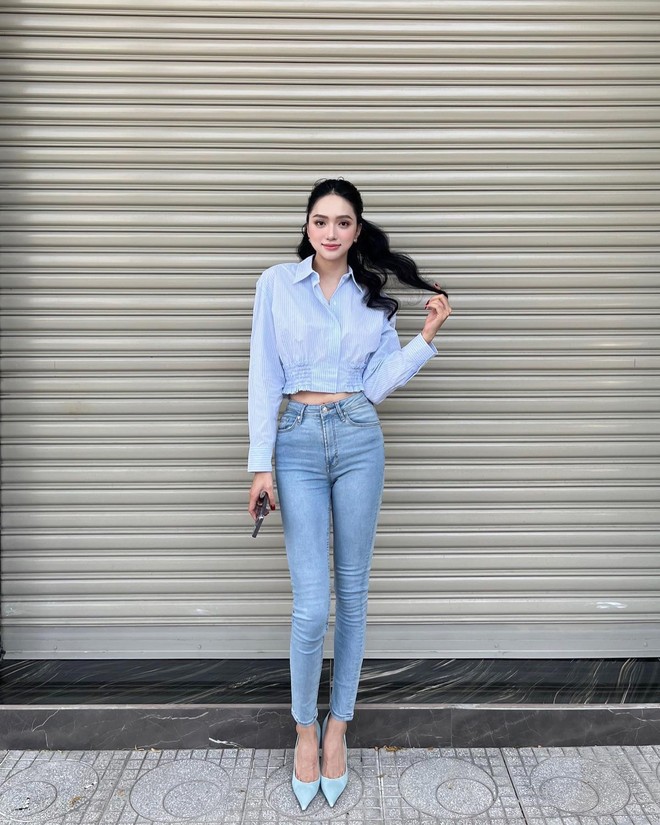 4 kiểu quần jeans chiếm sóng phong cách của các mỹ nhân Việt - Ảnh 7.