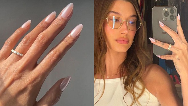 Hailey Bieber d&ugrave; bị gh&eacute;t vẫn khiến người ta chạy theo 5 trend nail do c&ocirc; lăng x&ecirc; - Ảnh 1.