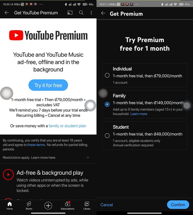 Người d&ugrave;ng iPhone chịu thiệt th&ograve;i khi YouTube Premium cập bến Việt Nam - Ảnh 2.