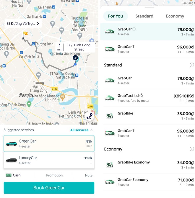 Trải nghiệm đặt xe taxi Xanh SM v&agrave;o ng&agrave;y đầu hoạt động đầy mưa gi&oacute; - Ảnh 3.