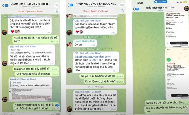 Ph&oacute;ng sự to&agrave;n cảnh vụ lừa đảo l&agrave;m nhiệm vụ qua Telegram: Nạn nh&acirc;n mất tiền c&ograve;n bị x&uacute;c phạm, chế nhạo khi ph&aacute;t hiện sự thật - Ảnh 5.
