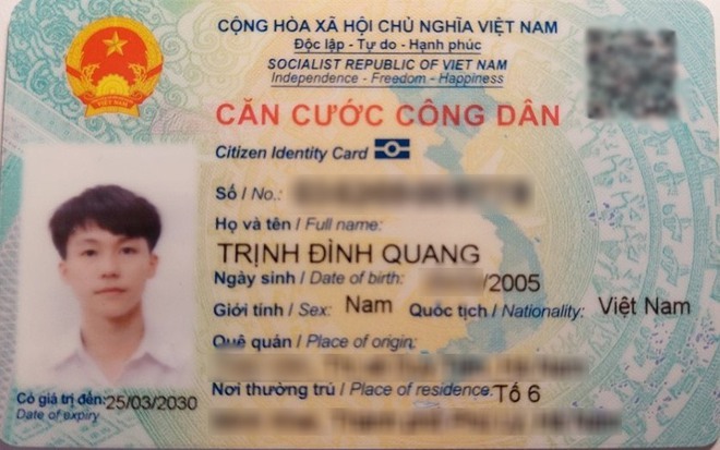 Nam sinh gây sốt nhờ ảnh CCCD với vẻ thư sinh ngời ngời, vừa học giỏi, vừa tài năng khiến dân tình phải xuýt xoa - Ảnh 1.