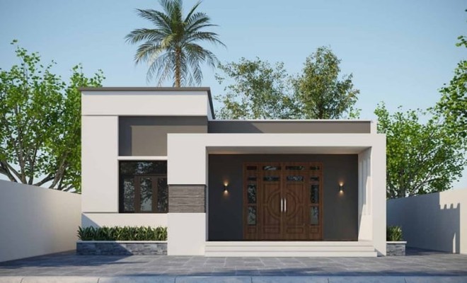Tham khảo 10 mẫu nhà mái bằng nông thôn đẹp, giá rẻ - Ảnh 9.