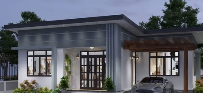 Tham khảo 10 mẫu nhà mái bằng nông thôn đẹp, giá rẻ - Ảnh 3.