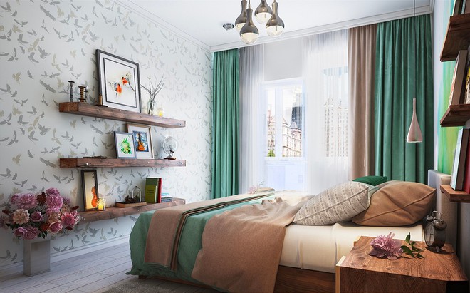 Căn hộ nhỏ rực rỡ sắc m&agrave;u ch&agrave;o đ&oacute;n m&ugrave;a h&egrave; đầy nắng - Ảnh 3.