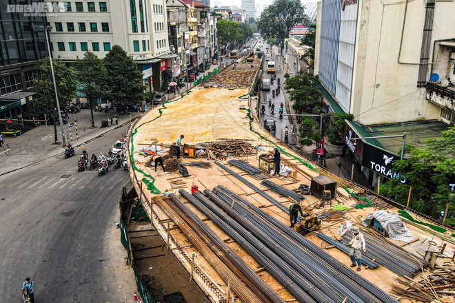 Cầu chữ C 150 tỷ đồng ở H&agrave; Nội dần lộ diện, dự kiến th&ocirc;ng xe th&aacute;ng 6/2023 - Ảnh 13.