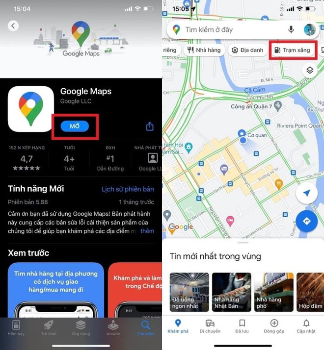 3 c&aacute;ch t&igrave;m c&acirc;y xăng gần nhất bằng Google Maps tr&ecirc;n điện thoại tiện lợi nhất - Ảnh 1.