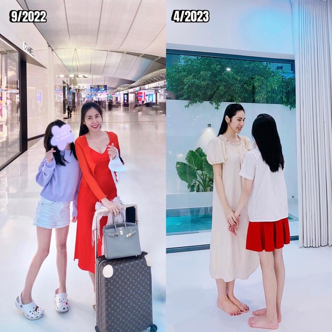 Thủy Ti&ecirc;n lộ diện rạng rỡ b&ecirc;n con g&aacute;i, chiều cao của nh&oacute;c tỳ g&acirc;y ch&uacute; &yacute; - Ảnh 2.