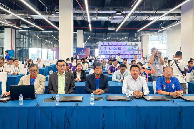 Kh&aacute;m ph&aacute; đại bản doanh d&agrave;nh cho giới truyền th&ocirc;ng tại SEA Games 32 - Ảnh 2.