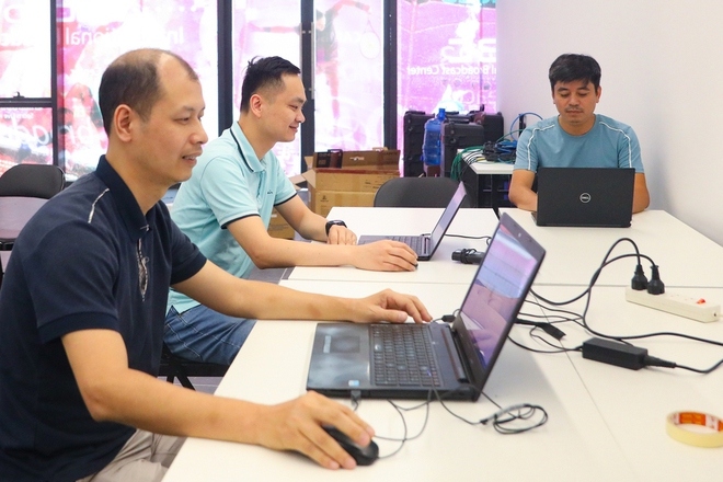 Kh&aacute;m ph&aacute; đại bản doanh d&agrave;nh cho giới truyền th&ocirc;ng tại SEA Games 32 - Ảnh 10.