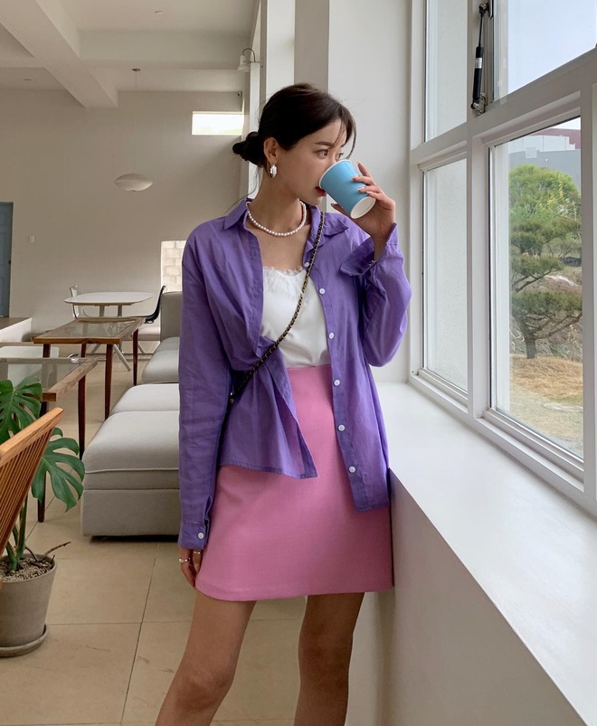 10 set đồ m&agrave;u sắc gi&uacute;p ăn gian v&agrave;i tuổi m&agrave; vẫn sang xịn mịn - Ảnh 3.