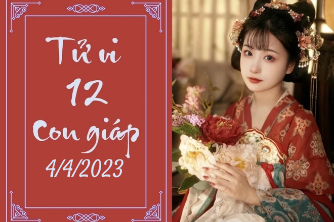 Tử vi vui 12 con giáp hôm nay ngày 4/4/2023: Sửu lo ngại, Thân thăng tiến - Ảnh 1.