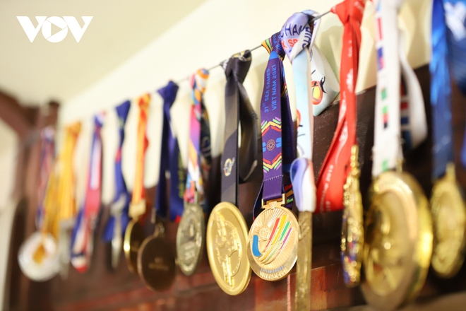 Cô gái dân tộc Thái đoạt huy chương vàng liên tiếp ở 2 kỳ SEA Games - Ảnh 3.