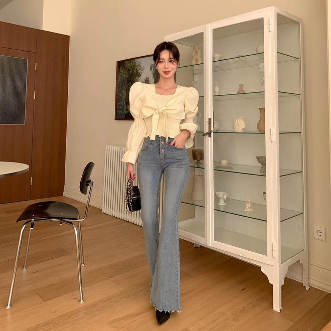 Điểm danh 4 kiểu quần jeans t&ocirc;n d&aacute;ng đỉnh nhất - Ảnh 6.