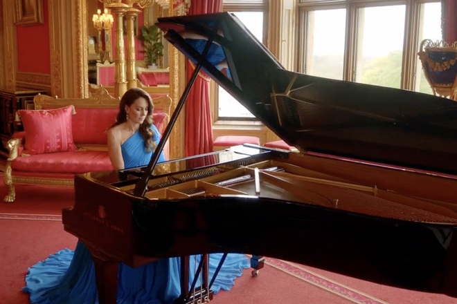 Vương phi Kate trổ tài chơi piano tại Eurovision - Ảnh 3.