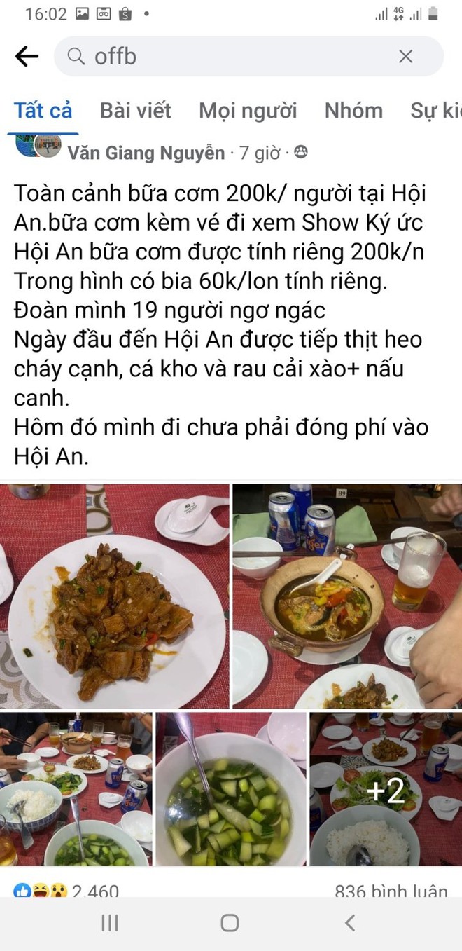 Nhà hàng bị tố bán suất ăn 200 nghìn đồng/người chỉ có canh với vài miếng thịt - Ảnh 1.