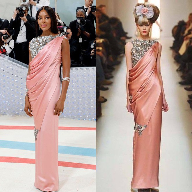 Những màn tái hiện quá khứ trên thảm đỏ Met Gala 2023 - Ảnh 2.