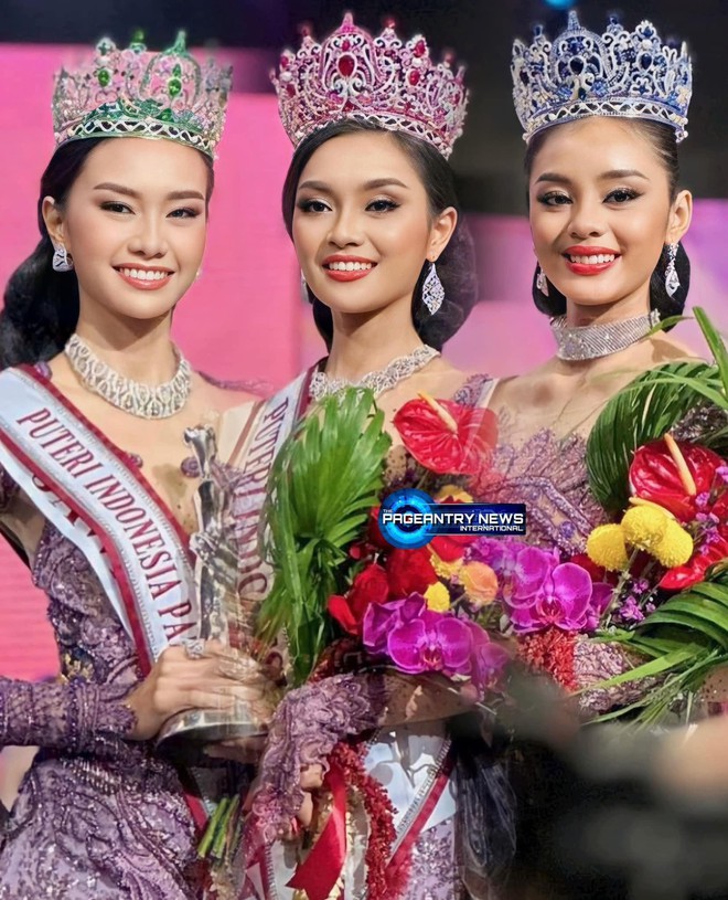 Nhan sắc 3 Hoa hậu Indonesia vừa đăng quang gây tranh cãi - Ảnh 2.