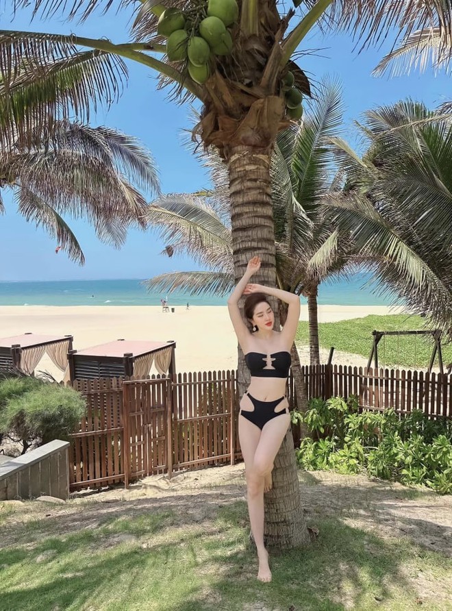 Bảo Thy diện bikini, kh&aacute;n giả xu&yacute;t xoa: G&aacute;i một con d&aacute;ng chuẩn như người mẫu - Ảnh 4.