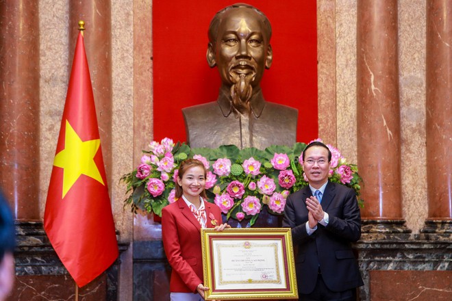 Chủ tịch nước biểu dương Đo&agrave;n Thể thao Việt Nam sau SEA Games 32 - Ảnh 6.