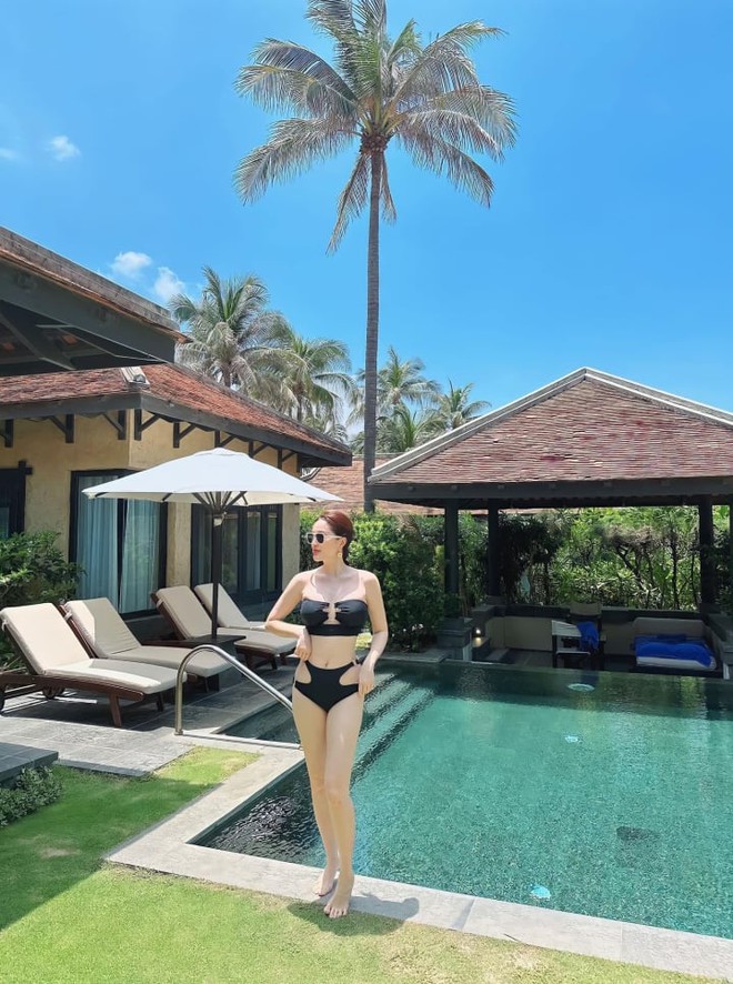 Bảo Thy diện bikini, kh&aacute;n giả xu&yacute;t xoa: G&aacute;i một con d&aacute;ng chuẩn như người mẫu - Ảnh 3.