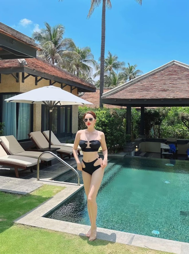 Bảo Thy diện bikini, kh&aacute;n giả xu&yacute;t xoa: G&aacute;i một con d&aacute;ng chuẩn như người mẫu - Ảnh 1.
