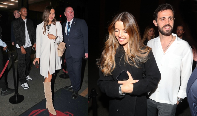 Haaland v&agrave; bạn g&aacute;i mặc đồ ngủ đ&ocirc;i đi dự tiệc mừng Man City v&ocirc; địch Ngoại hạng Anh - Ảnh 6.