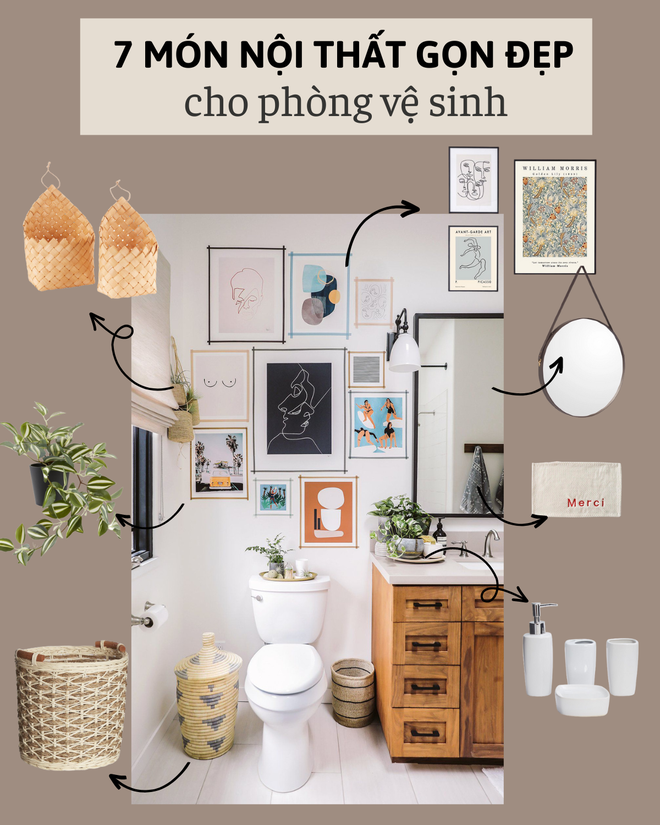 7 món nội thất cho phòng tắm gọn đẹp giá từ 95 nghìn đồng - Ảnh 1.