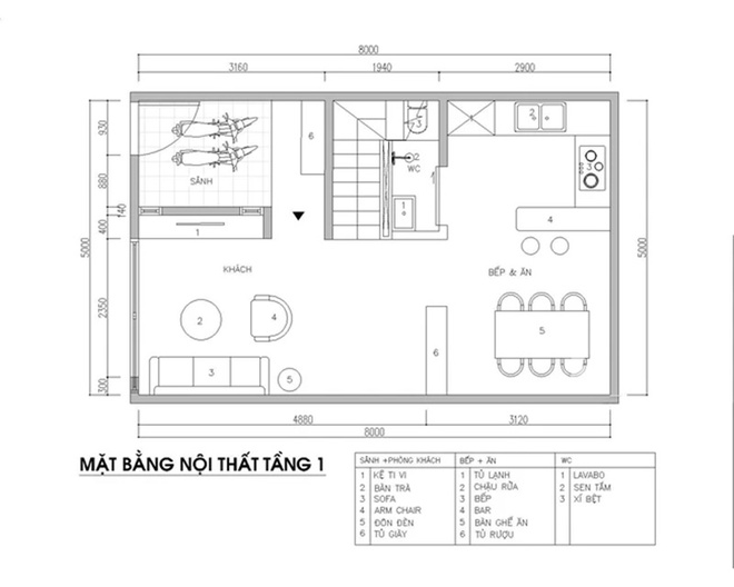 Tư vấn thiết kế và bố trí nội thất phù hợp cho nhà phố có diện tích 40m2 - Ảnh 1.