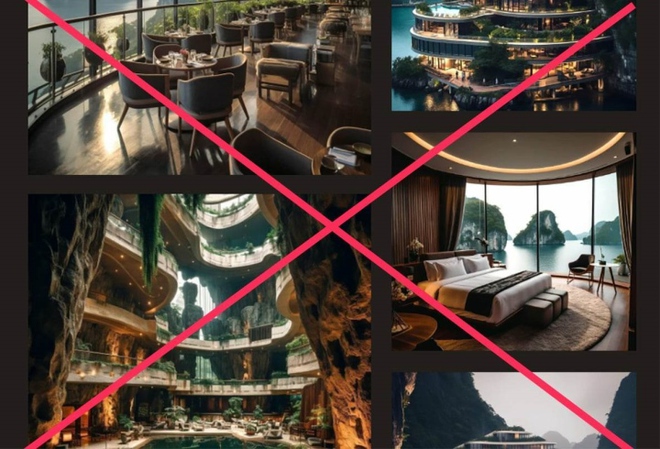 Th&ocirc;ng tin kh&aacute;ch sạn đẳng cấp x&acirc;y giữa vịnh Hạ Long l&agrave; bịa đặt - Ảnh 1.