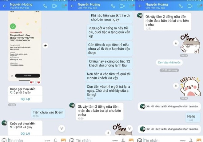 Nhận 2 triệu tiền cọc, chủ nh&agrave; h&agrave;ng bị lừa cả trăm triệu đồng - Ảnh 1.