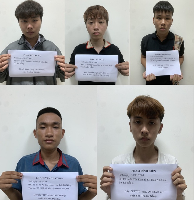Bắt khẩn cấp nhóm thanh niên xông vào siêu thị chém người táo tợn - Ảnh 2.