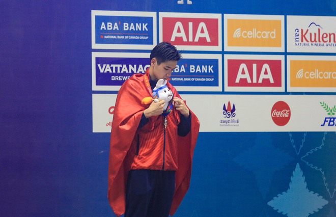 Tuyển bơi Việt Nam hái vàng SEA Games, hot boy Kim Sơn tiết lộ ý nghĩa hình xăm Olympic trên bắp tay - Ảnh 6.