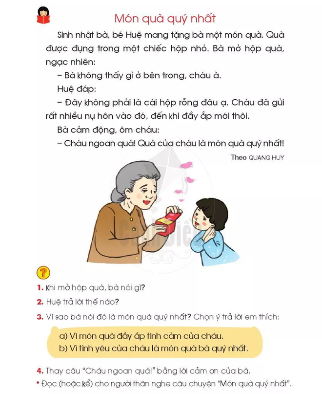 Chuyên gia nói gì về bài tập đọc tiếng Việt lớp 1 được cho là dạy hư trẻ em? - Ảnh 1.