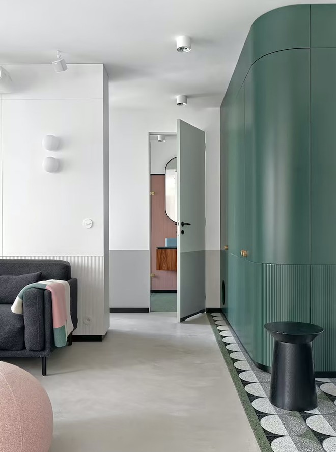 Căn hộ 42m&sup2; được thiết kế tinh tế với nội thất v&agrave; m&agrave;u sắc hiện đại - Ảnh 5.