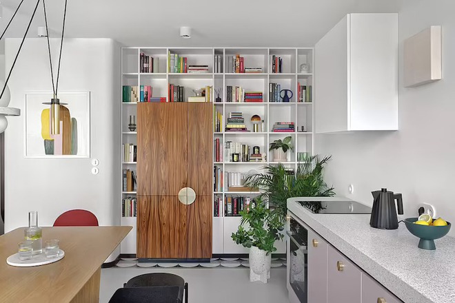 Căn hộ 42m&sup2; được thiết kế tinh tế với nội thất v&agrave; m&agrave;u sắc hiện đại - Ảnh 3.