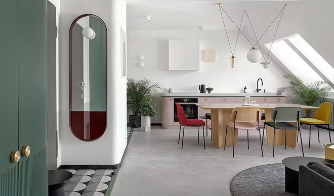 Căn hộ 42m&sup2; được thiết kế tinh tế với nội thất v&agrave; m&agrave;u sắc hiện đại - Ảnh 1.