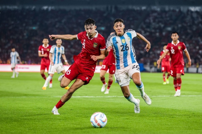 HLV Shin Tae-yong: Indonesia chỉ thua 2 b&agrave;n, kh&ocirc;ng cho Argentina nhiều cơ hội - Ảnh 1.