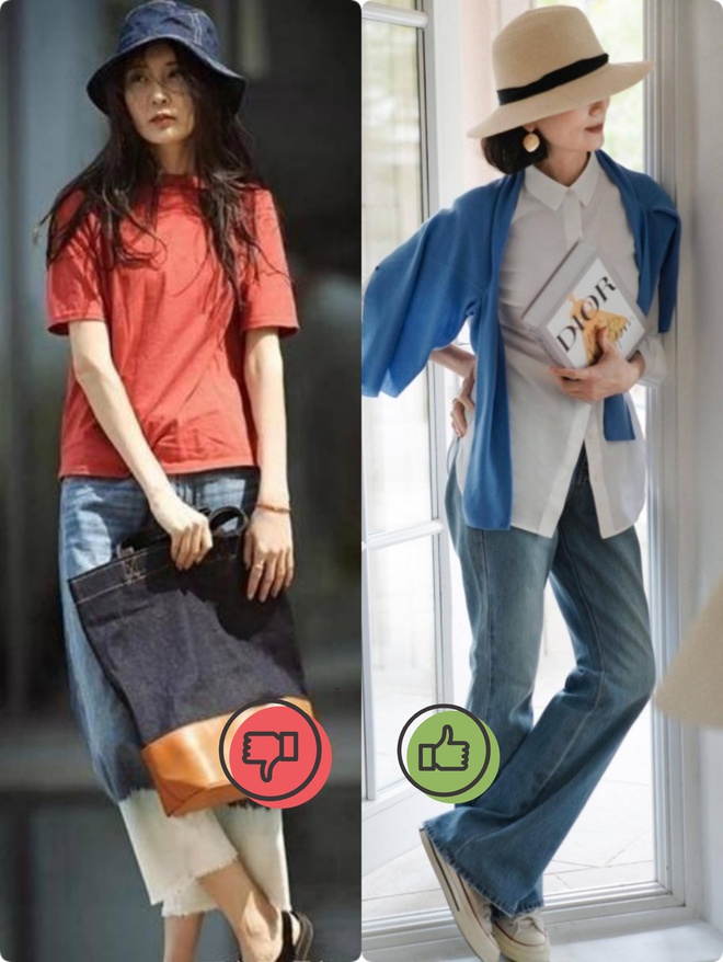 Chọn quần jeans t&ocirc;n chiều cao cho n&agrave;ng 30+ - Ảnh 1.