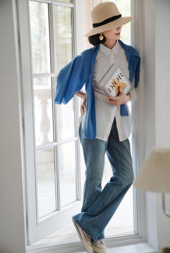 Chọn quần jeans t&ocirc;n chiều cao cho n&agrave;ng 30+ - Ảnh 10.