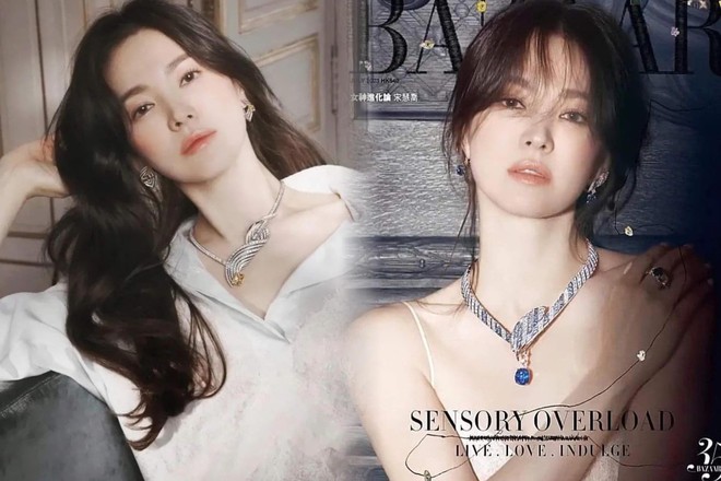 Đẳng cấp Song Hye Kyo, chỉ nhá hàng vài tấm ảnh tạp chí đã gây bão vì nhan sắc quá lộng lẫy - Ảnh 2.