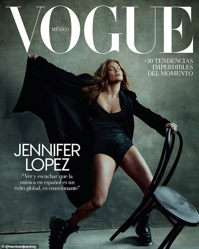 Jennifer Lopez khoe thân hình nóng bỏng trên Tạp chí Vogue Mexico - Ảnh 4.