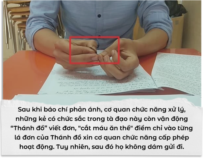 Nữ Th&aacute;nh đồ vẫy v&ugrave;ng tho&aacute;t khỏi địa ngục trần gian Hội Th&aacute;nh Đức Ch&uacute;a Trời Mẹ - Ảnh 3.