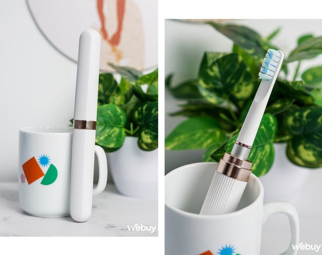 Đ&aacute;nh gi&aacute; b&agrave;n chải điện Elegant: Vẻ ngo&agrave;i sang trọng kết hợp t&iacute;nh di động cao - Ảnh 5.