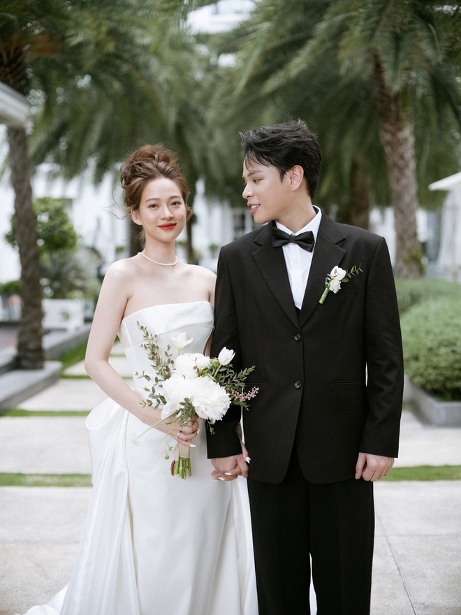 Nhạc sĩ JayKii và người mẫu Mai Anh đẹp ngọt ngào trong ngày cưới - Ảnh 4.