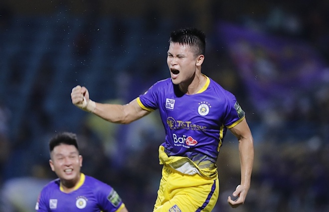 Đánh bại CLB Nam Định, Hà Nội FC giành ngôi nhì bảng V-League - Ảnh 1.